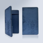 Italian Naval Blue Leather Holder